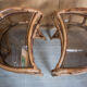 Paire de table de chevets en rotin 1960