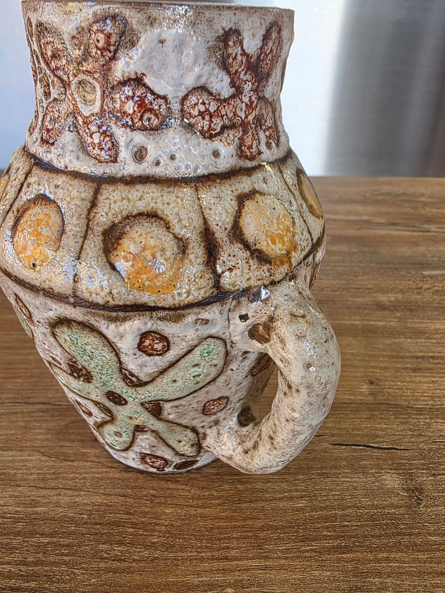 Small Ceramic Jug Vallauris Malarmey (Old Mill 1954-1957)