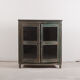 Buffet vintage en bois vert