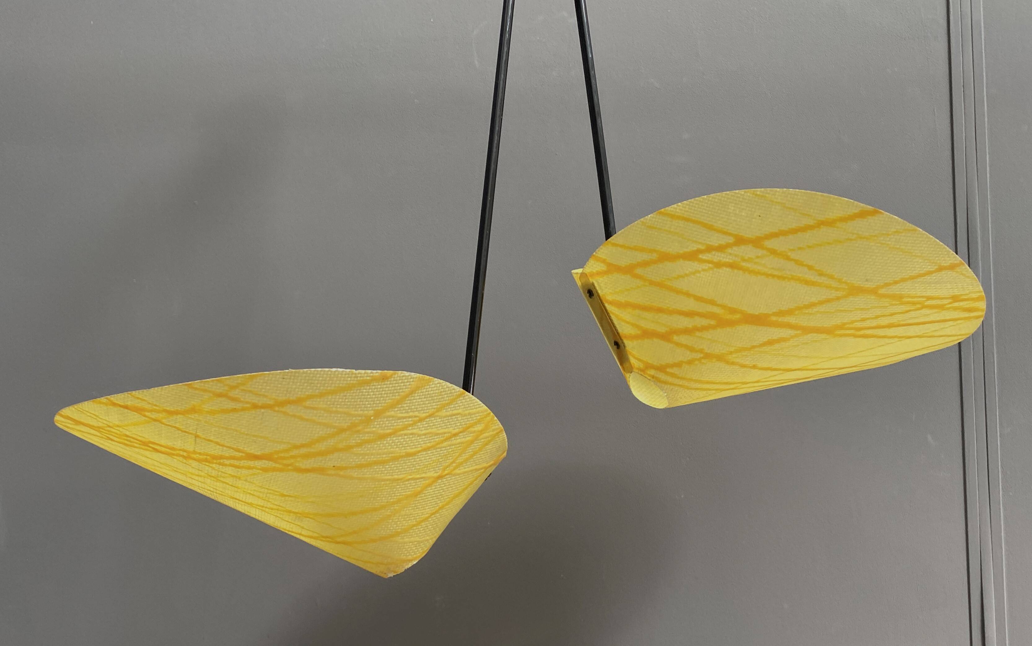 Josef Hurka pendant lamp model 1210 for Napako 1960s
