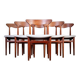 Vintage Teak Dining Chairs from Slagelse Møbelfabrik, Denmark, 1960s, Set of 6
