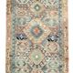 5x11 Green & Blue Tribal Turkish Vintage Kilim Rug 170x333Cm SK 35197