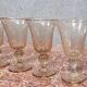 Biot: set of 10 vintage bubble glass glasses circa 1950-1970