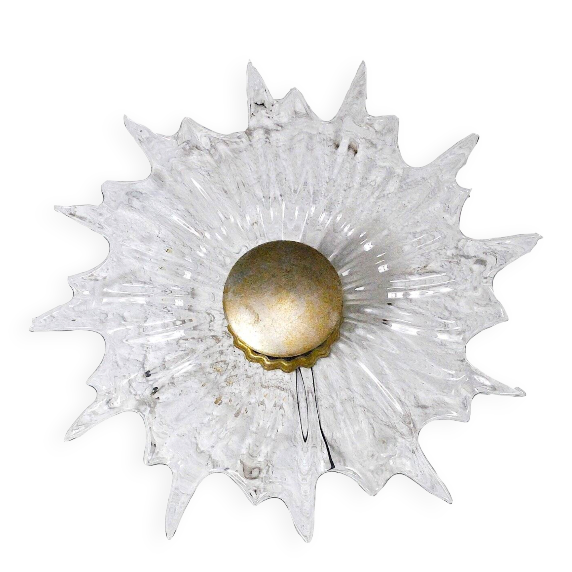 Glass wall light, 1960s