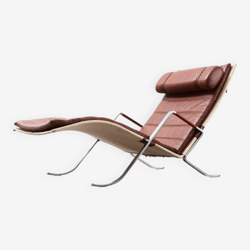 Fauteuil lounge Preben Fabricius & Jorgen Kastholm Grasshopper pour Kill Germany 1967