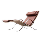 Fauteuil lounge Preben Fabricius & Jorgen Kastholm Grasshopper pour Kill Germany 1967