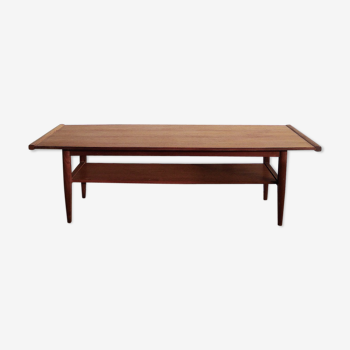 Table basse en teck des années 1960