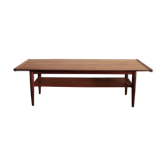 Table basse en teck des années 1960