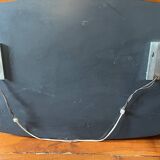 Vintage blue mirror – Space Age / Veca / Fontana Arte style