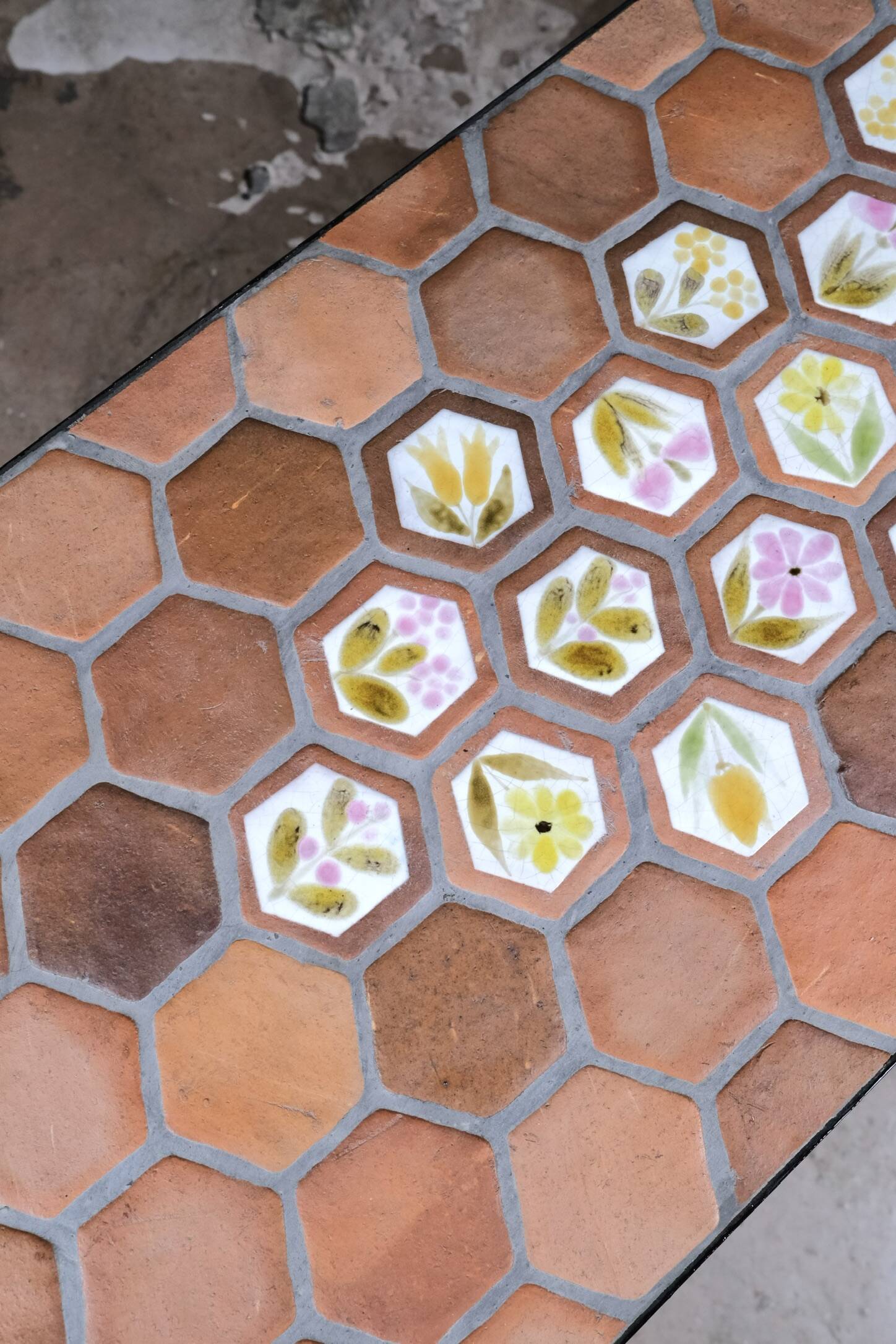 Rectangular ceramic coffee table by Roger Capron, Vallauris, 1960s