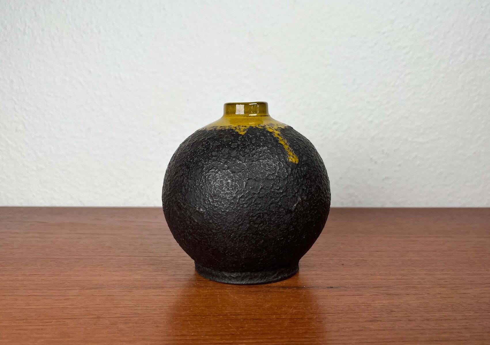 Mid-Century Modern German Studio Pottery Vase by Melitta Teubner, 1960s