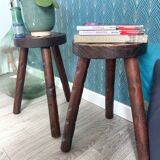 Pair of tripod stools