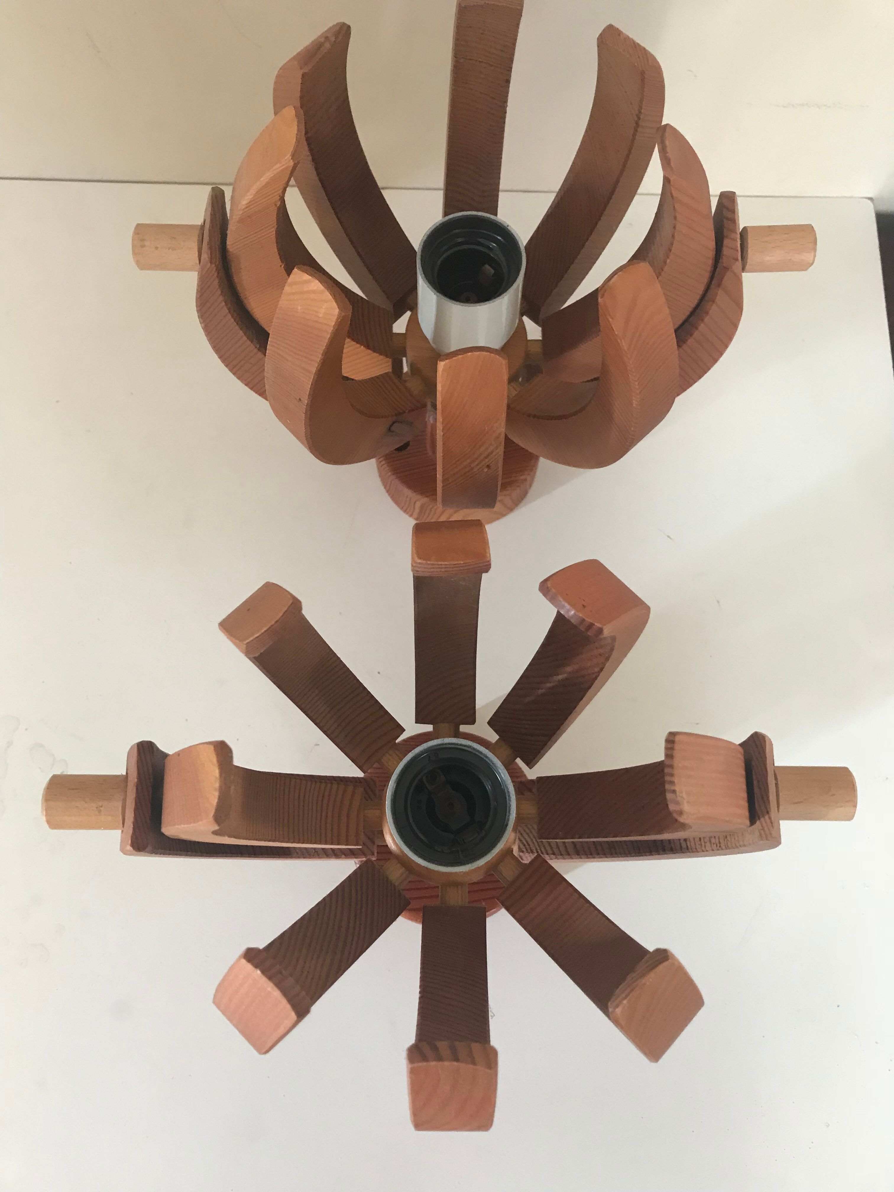 Pair wall lamps vintage