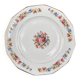 set of 6 Vintage Dessert Plates S.I.P France with Floral Decoration