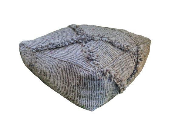 Moroccan carpet pouf