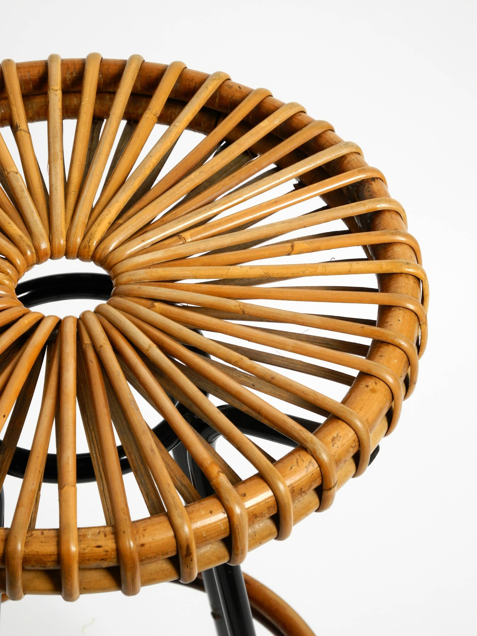 1960s bamboo bar stool by dirk van sliedregt for rohé noordwolde netherland