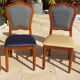 9 merisier solid wood style high chairs variegated