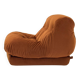 Orange Nuvolone armchair by Rino Maturi for Mimo Padova