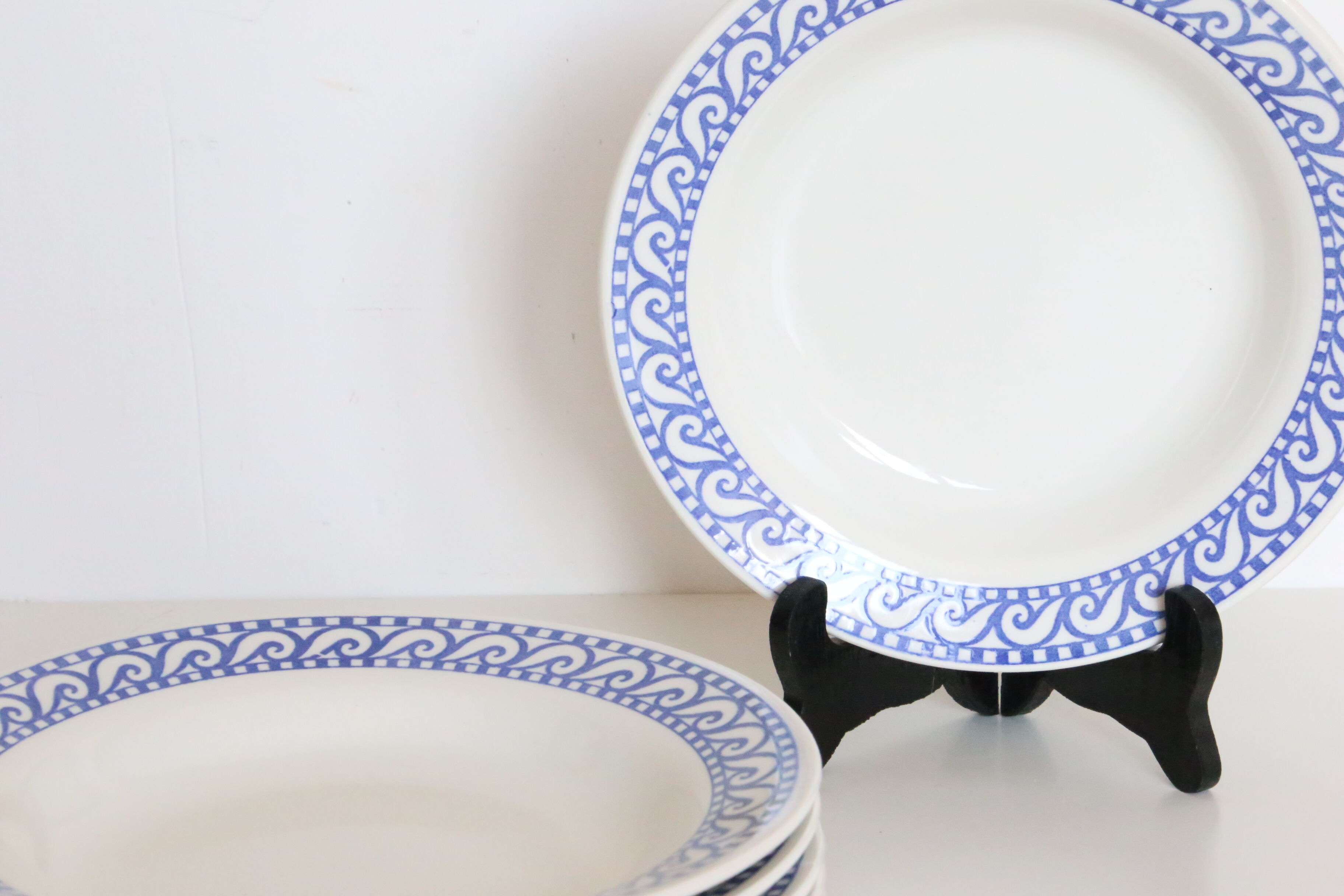 Set of 6 signed plates