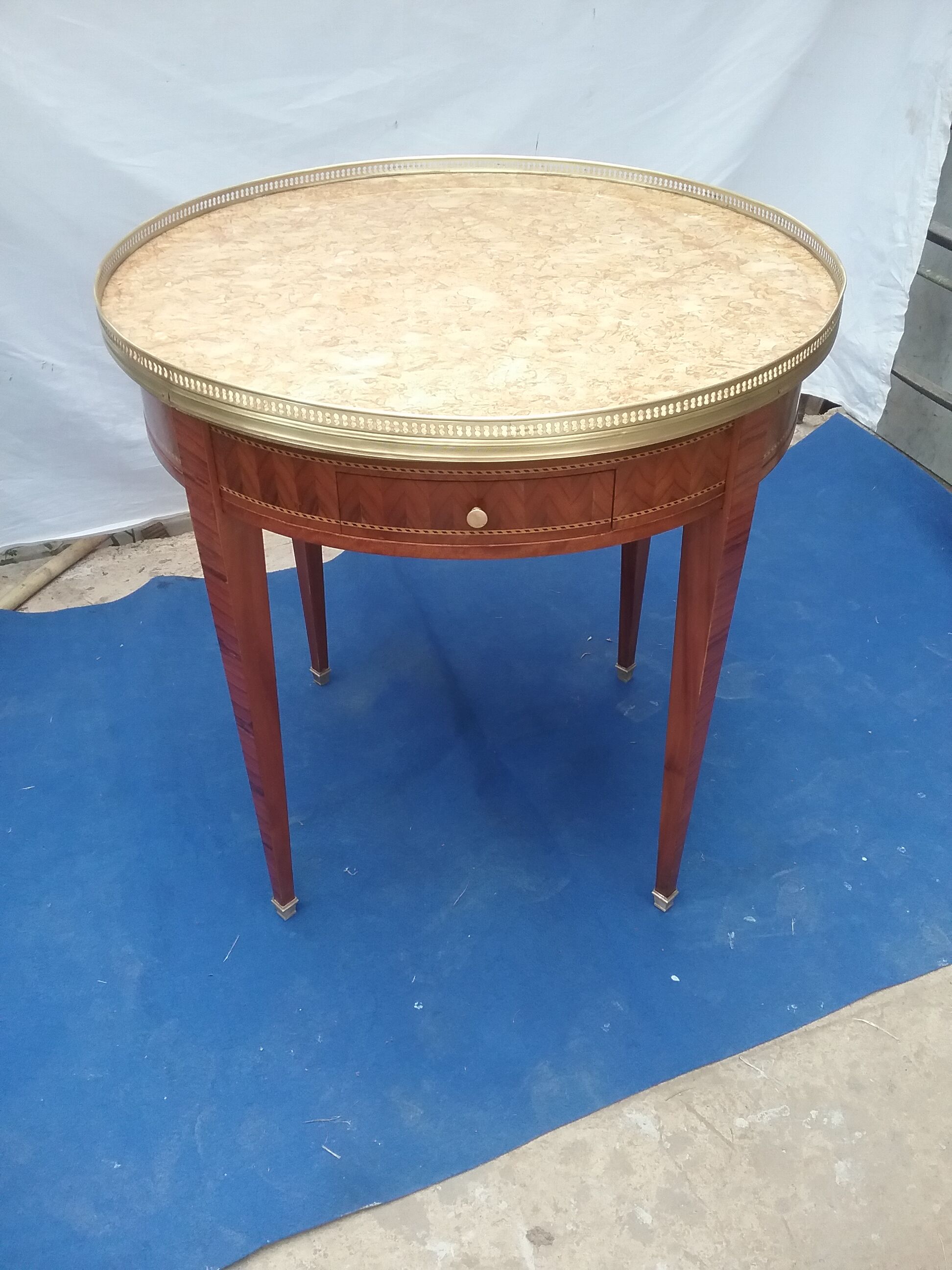 Hot water bottle table