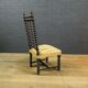 Antique french bobbin chair, 19th century