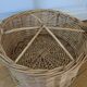 Wicker bottle basket