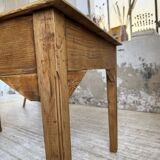 Oak desk with spindle legs, 1950s