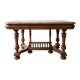 Antique solid wood dining table