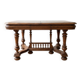 Table de salle à manger ancienne en bois massif