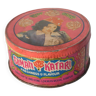 Indian round metal advertising box Sumah Katari India