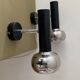 Pair of vintage wall lamps 60s-70s in chrome metal