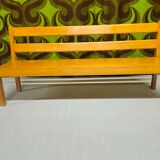 Vintage 1970s children's school bench