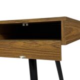 Vintage Office Workplace Compact 70s Glue Veneer
