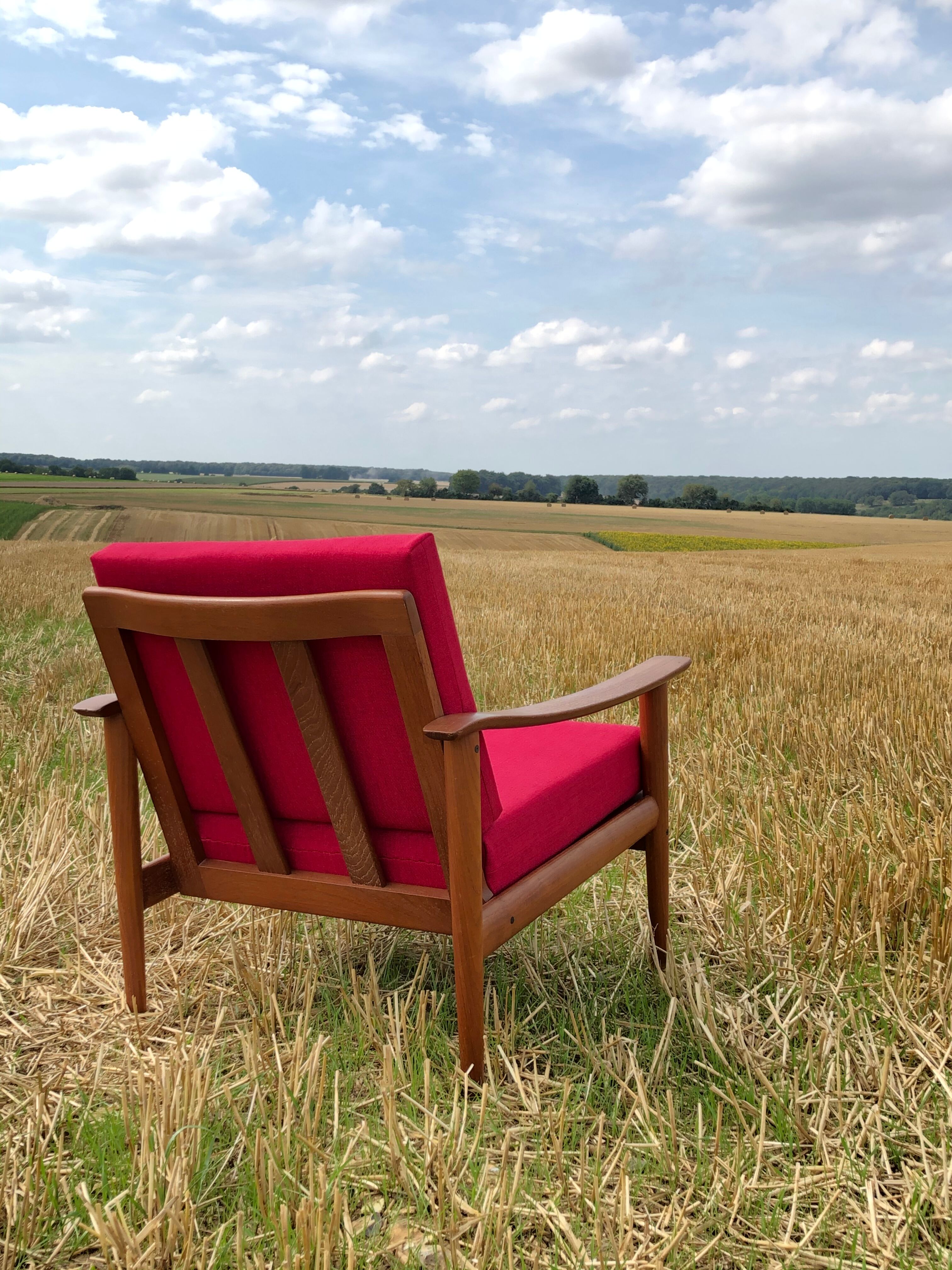 Scandinavian armchair fraska 1960.
