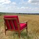 Fauteuil scandinave fraska 1960