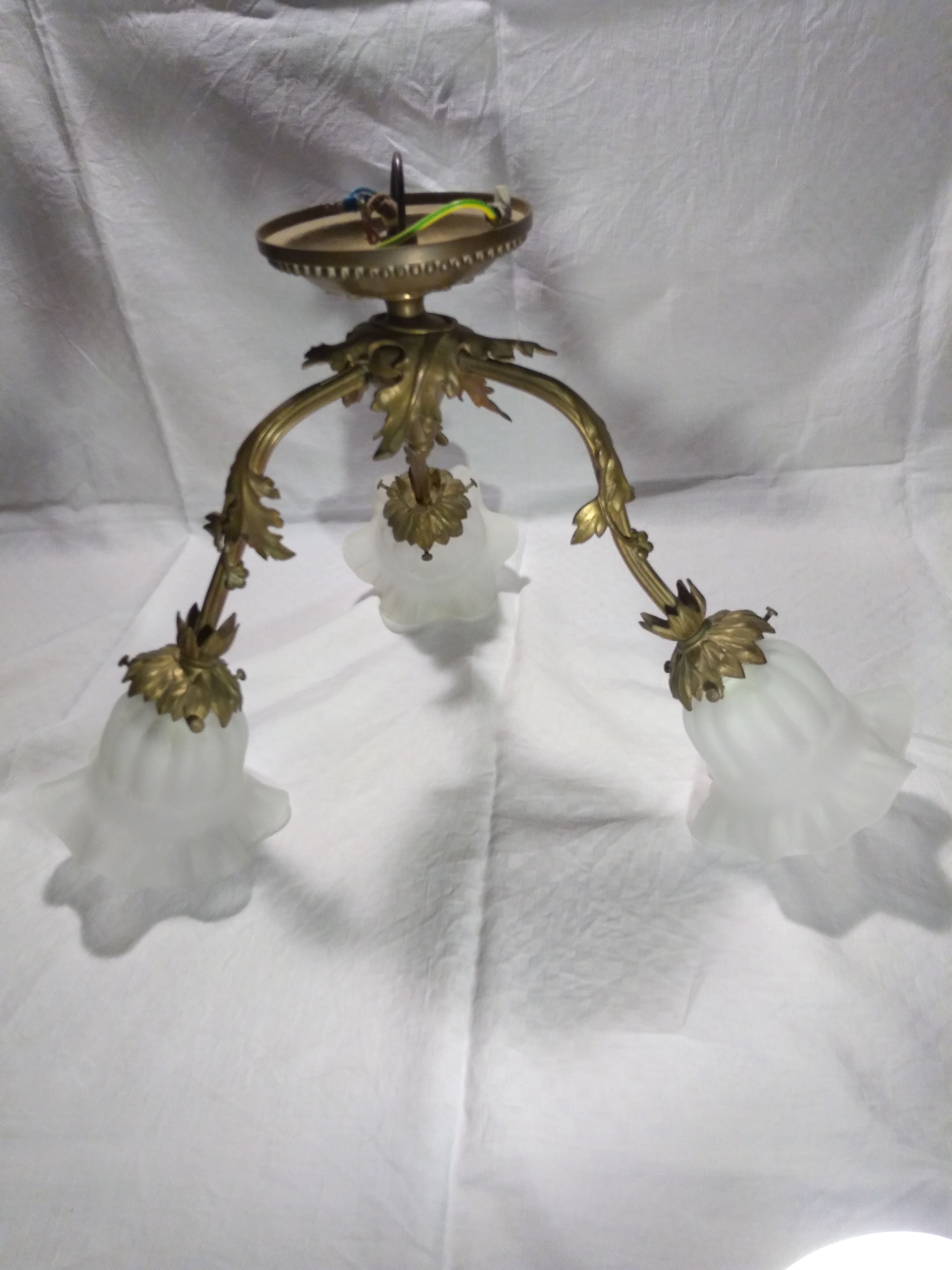 Old art nouveau chandelier