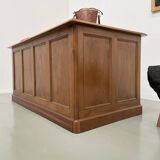 1950s walnut counter or desk