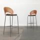 Danish bar stool set Trinidad by Nanna Ditzel for Fredericia, 1990s.