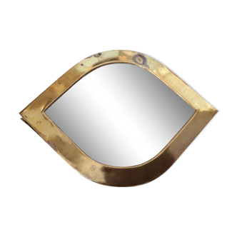 Brass mirror