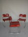 4 "omstak" chairs by Rodney Kinsmann by Bieffeplast, Italy, 1970