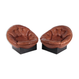 Paire de fauteuils par