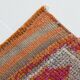 Orange & Green Turkish Runner Rug, 84x368Cm