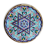Enameled plate