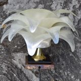 Maison Rougier vintage palm-shaped lamp from the 1970s to 1980s