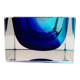 1970s Square Ashtray or Catch-all in Murano Glass by Flavio Poli.