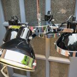 Suspension with 4 lamps of adjustable light indus