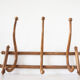 Old curved wooden coat rack