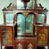 Meuble victorien marqueterie d'os 19ème siècle frank giles & co. kensington