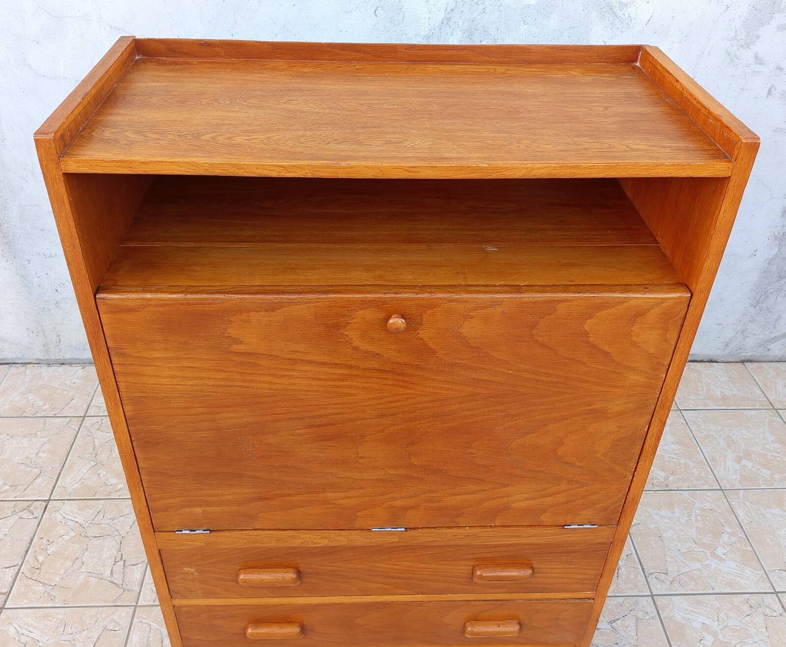 Vintage beech secretary