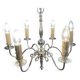 Lustre Hollandais en métal argenté XXème